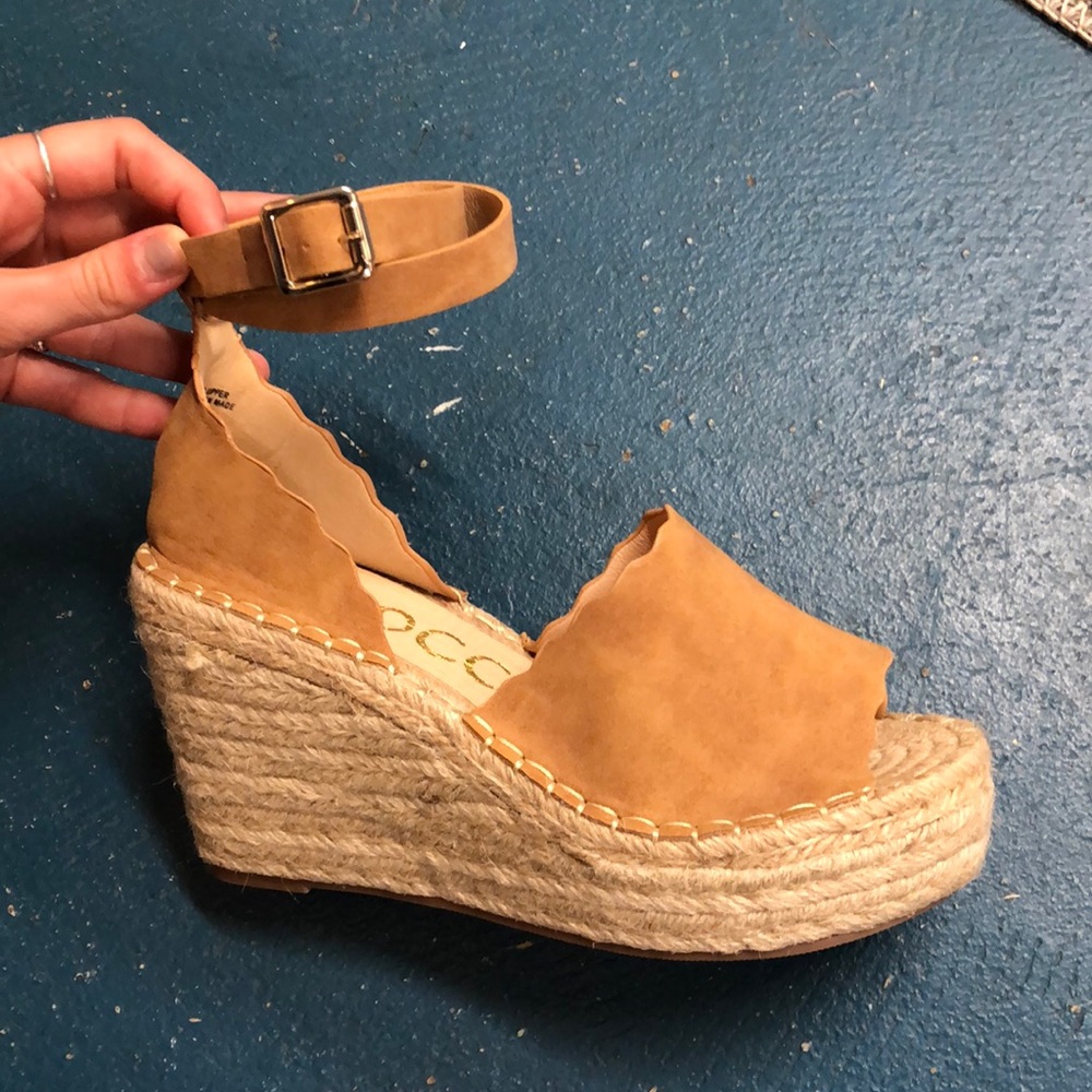 Espadrille Wrap Wedges